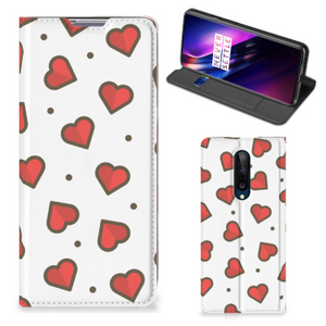 OnePlus 8 Hoesje met Magneet Hearts