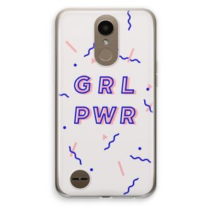 GRL PWR: LG K10 (2017) Transparant Hoesje