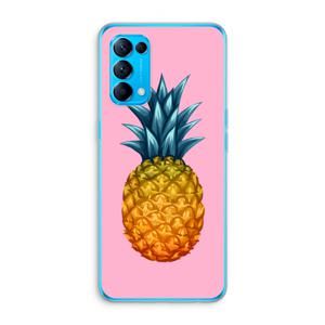 Grote ananas: Oppo Find X3 Lite Transparant Hoesje