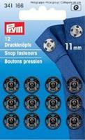 Prym Drukkers Zwart 11mm