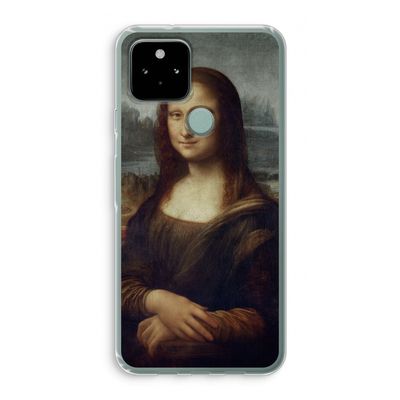 Mona Lisa: Google Pixel 5 Transparant Hoesje