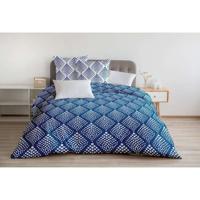 Dekbedset 240x260 cm HOME LINGE PASSION FIBULA: Dekbedovertrek + 2 kussenslopen - 100% katoen, draaddichtheid 57 - Blauw