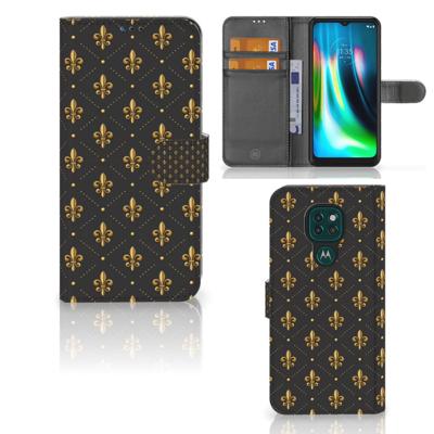 Motorola Moto G9 Play | E7 Plus | Telefoon Hoesje | Franse Lelie