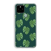 Monstera leaves: Google Pixel 5 Transparant Hoesje