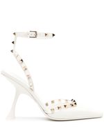 Valentino Garavani escarpins à ornements Rockstud 110 mm - Blanc