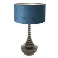 Steinhauer Unieke tafellampBois met blauwe kap - 3763ZW