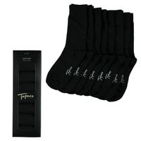 Topeco 8 stuks Men Cotton Basic Crew Socks - thumbnail