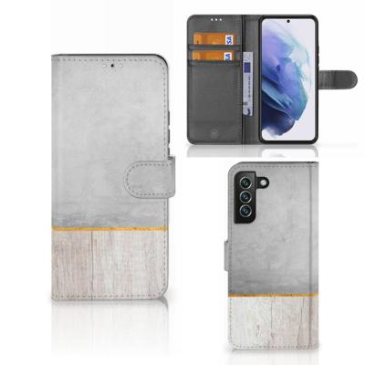 Samsung Galaxy S22 Plus | Book Style Case | Wood Concrete