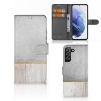 Samsung Galaxy S22 Plus | Book Style Case | Wood Concrete