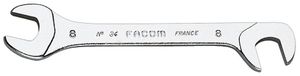 Facom steeksleutel micromechanica, bek 15° en 75° gebogen 9 mm    - 34.9