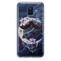 Vleermuizen Maan: Samsung Galaxy A6 (2018) Transparant Hoesje