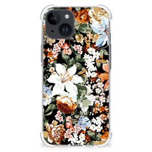 Case voor iPhone 15 Plus Dark Flowers
