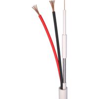 ELAN 82251 Audio- en videokabel 2 x 0.50 mm² Wit per meter