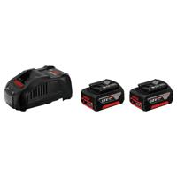 Bosch Professional Starterset 2x GBA 18V Accu 5.0Ah AMPShare + Snellader GAL 1880 CV - 1600A00B8J