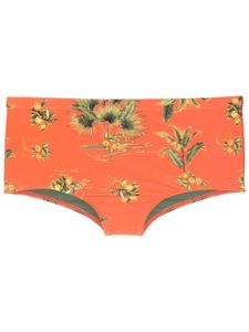 Lygia & Nanny maillot de bain à imprimé végétal - Orange