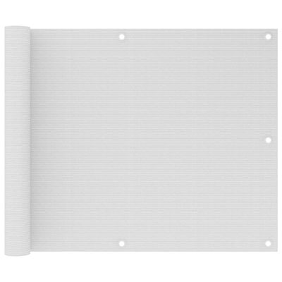 VidaXL Balkonscherm 75x300 cm hdpe wit