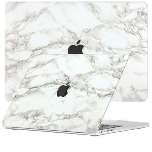 Lunso MacBook Air 13 inch M2/M3 (2022-2024) cover hoes - case - Marble Cosette