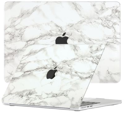 Lunso MacBook Air 13 inch (2022-2025) cover hoes - case - Marble Cosette