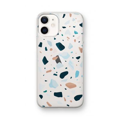Terrazzo N°13: iPhone 12 mini Transparant Hoesje