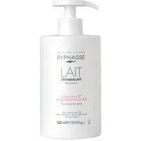 BYPHASSE Soft Cleansing Milk Face/Eye Pump - 500 ml