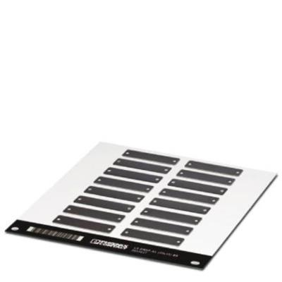 Phoenix Contact 0831627 LS-EMSP-AL (50X15) BK Apparaatmarkering Montagemethode: Schroeven, Nieten Zwart Aantal markeringen: 80 5 stuk(s)