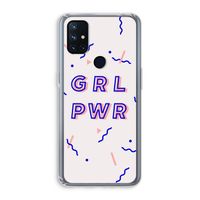 GRL PWR: OnePlus Nord N10 5G Transparant Hoesje