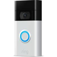 Ring Video Doorbell Nikkel, Gesatineerd staal Ring Video Doorbell Nikkel, Gesatineerd staal