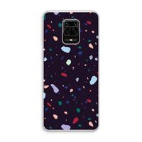 Dark Rounded Terrazzo: Xiaomi Redmi Note 10 Lite Transparant Hoesje