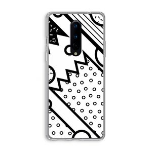 Pop Art #4: OnePlus 8 Transparant Hoesje