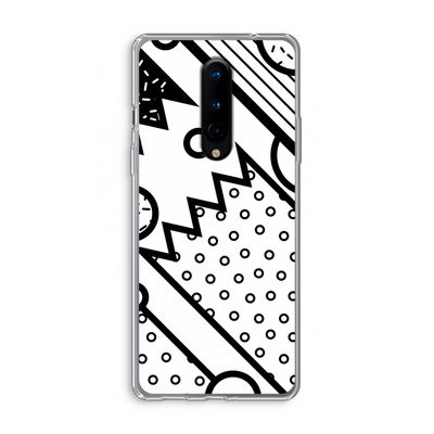 Pop Art #4: OnePlus 8 Transparant Hoesje