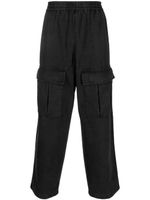 Acne Studios pantalon cargo à logo brodé - Noir