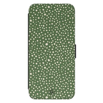 Samsung Galaxy S23 flipcase - Green dots
