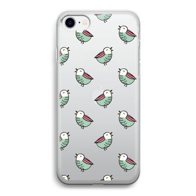 Vogeltjes: iPhone SE 2020 Transparant Hoesje