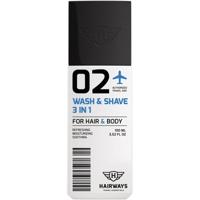 Hairways 02 - Wash & Shave 3 in 1 Gel 100ml