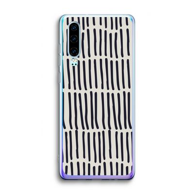 Moroccan stripes: Huawei P30 Transparant Hoesje