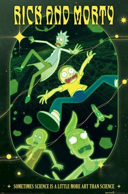 Poster Rick and Morty Rave Rickrival 61x91,5cm