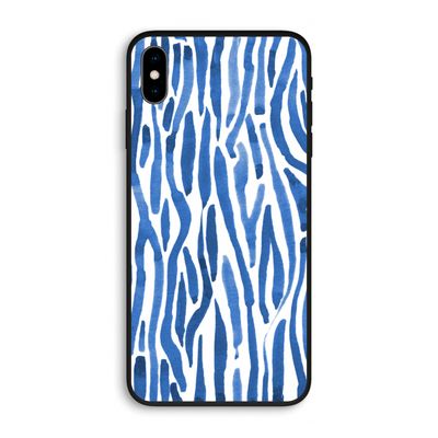 Blauwe nerven: iPhone XS Max Biologisch afbreekbaar hoesje