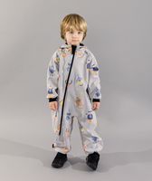 Waterproof Softshell Overall Comfy Robots Jumpsuit - thumbnail