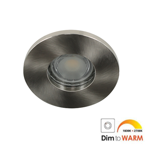 Camilla LED spot GU10 7Watt rond NIKKEL IP65 dimbaar