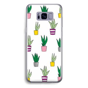 Sanseveria: Samsung Galaxy S8 Plus Transparant Hoesje