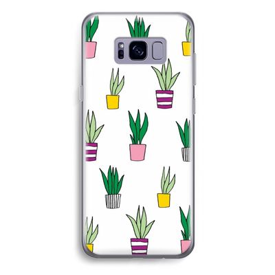 Sanseveria: Samsung Galaxy S8 Plus Transparant Hoesje