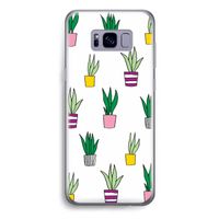 Sanseveria: Samsung Galaxy S8 Plus Transparant Hoesje