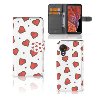 Samsung Galaxy Xcover 5 Telefoon Hoesje Hearts