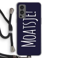 Moatsje!: OnePlus Nord 2 5G Transparant Hoesje met koord