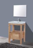 Badkamermeubelset Sanilux Trend Robusta 60x47x85 cm 1 Kraangat Massief Eikenhout