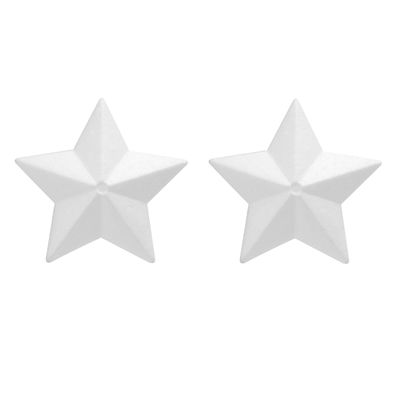 Set van 3x stuks piepschuim hobby knutselen vormen/figuren ster van 15 cm