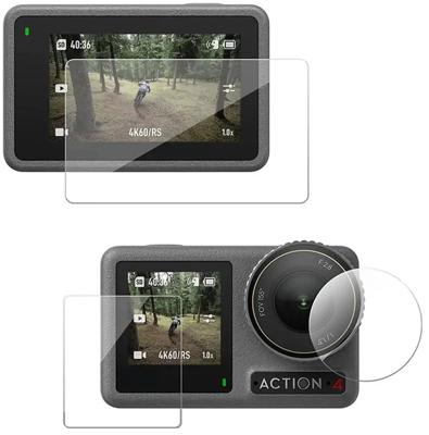 Telesin Screenprotector-set Glas DJI Action 3/4 - Extra Dun
