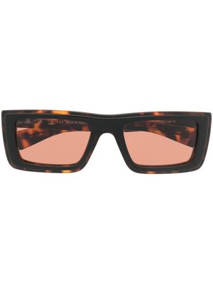 Off-White Eyewear lunettes de soleil Jacob à monture carrée - Marron