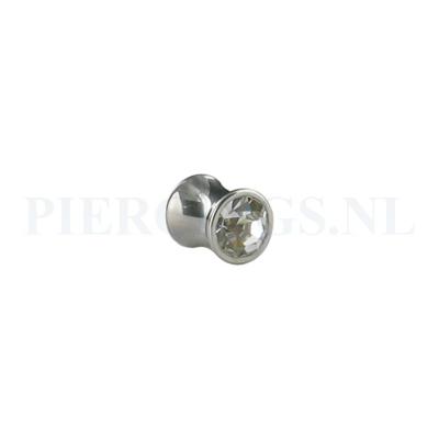 Plug met kristal 8 mm 8 mm