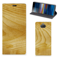 Sony Xperia 10 Plus Book Wallet Case Licht Hout